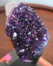 XL Amethyst Crystal Geode on Stand 12.8lb