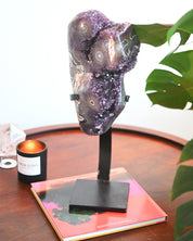 XL Amethyst Geode on Stand 18lbs