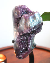 XL Amethyst Geode on Stand 18lbs