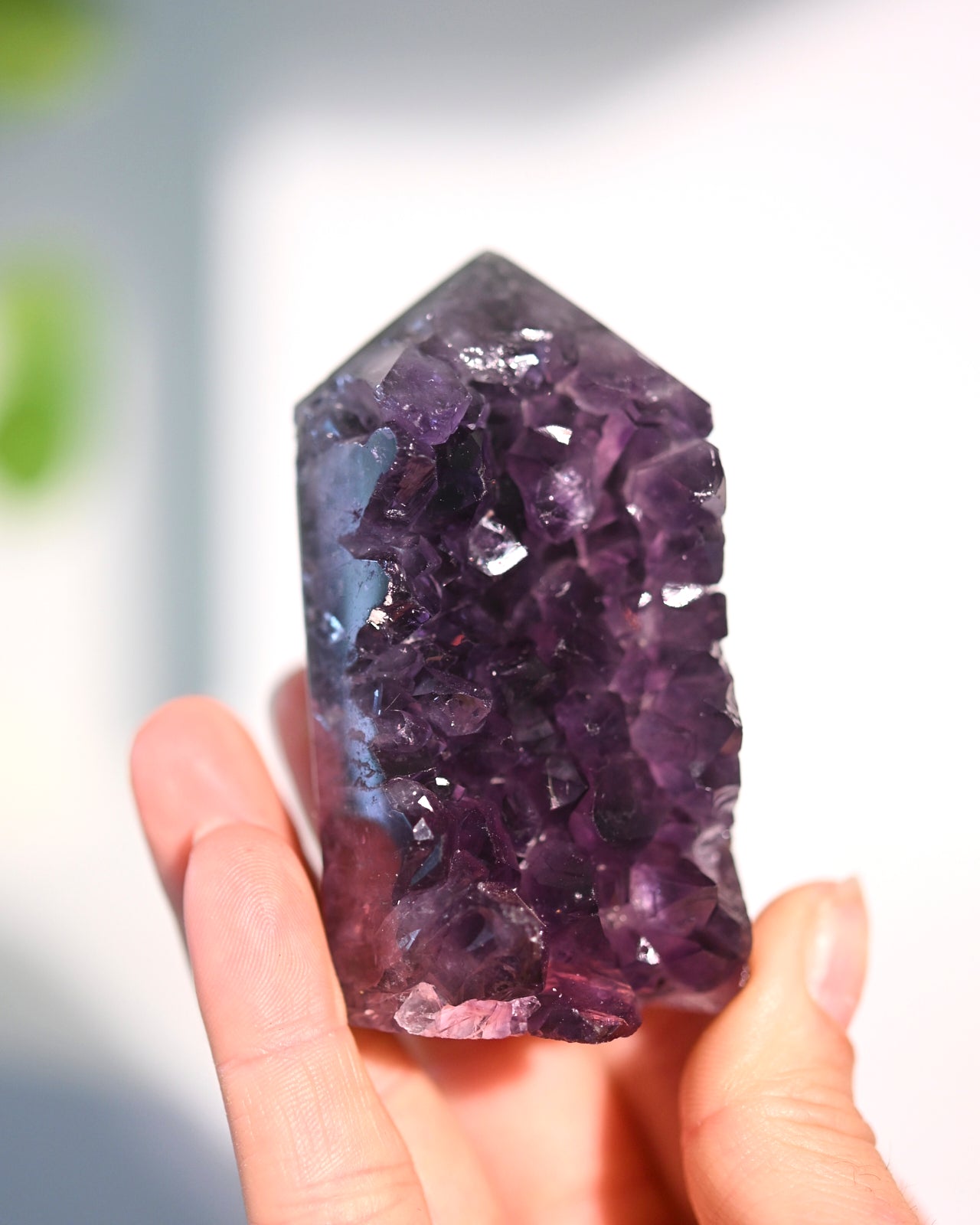 Amethyst Druzy Tower 3 inch