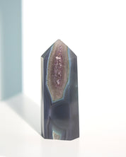 Amethyst Druzy Tower 4in