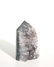 Gray Amethyst Druzy Tower 3in