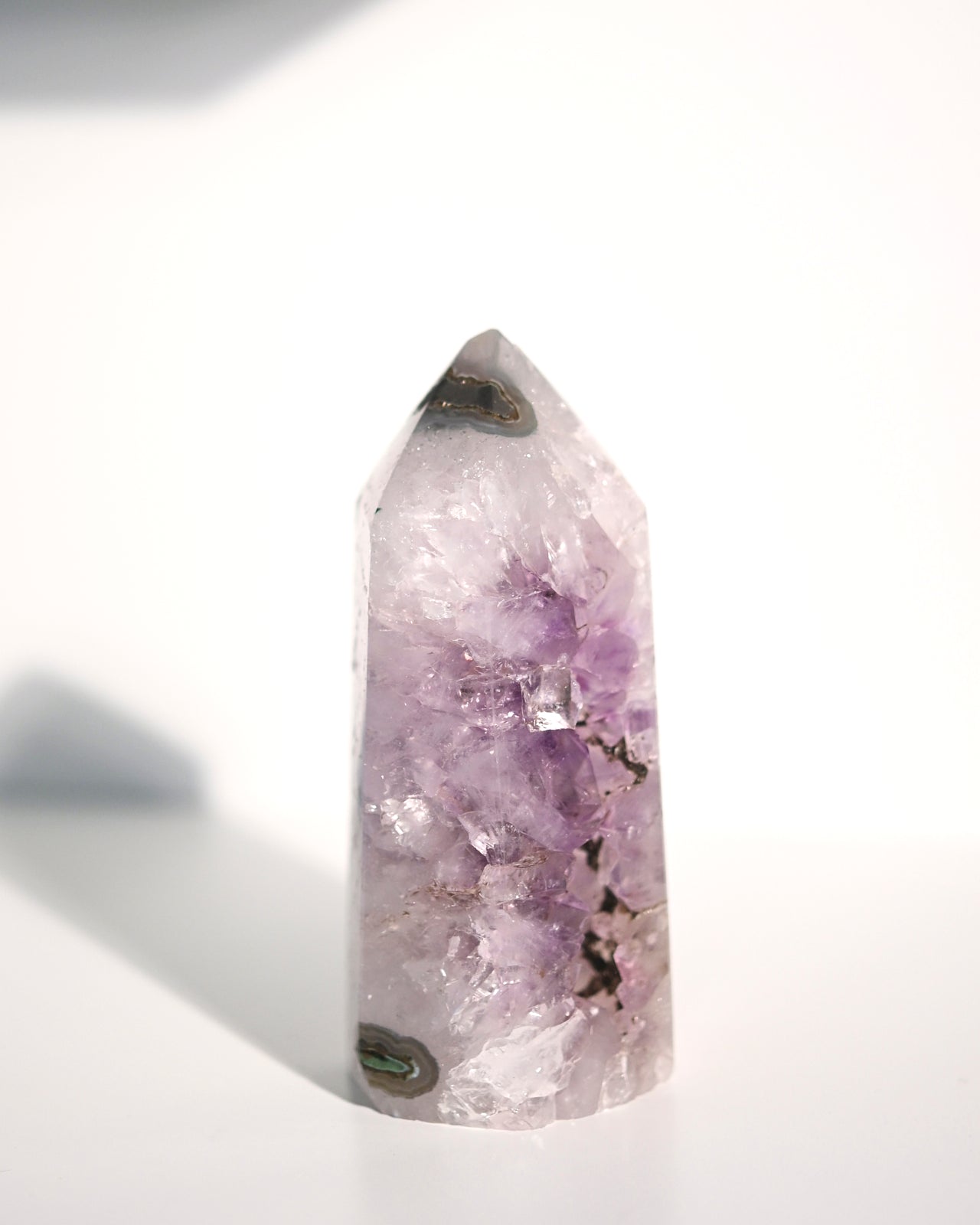 Amethyst Druzy Tower 4.5in