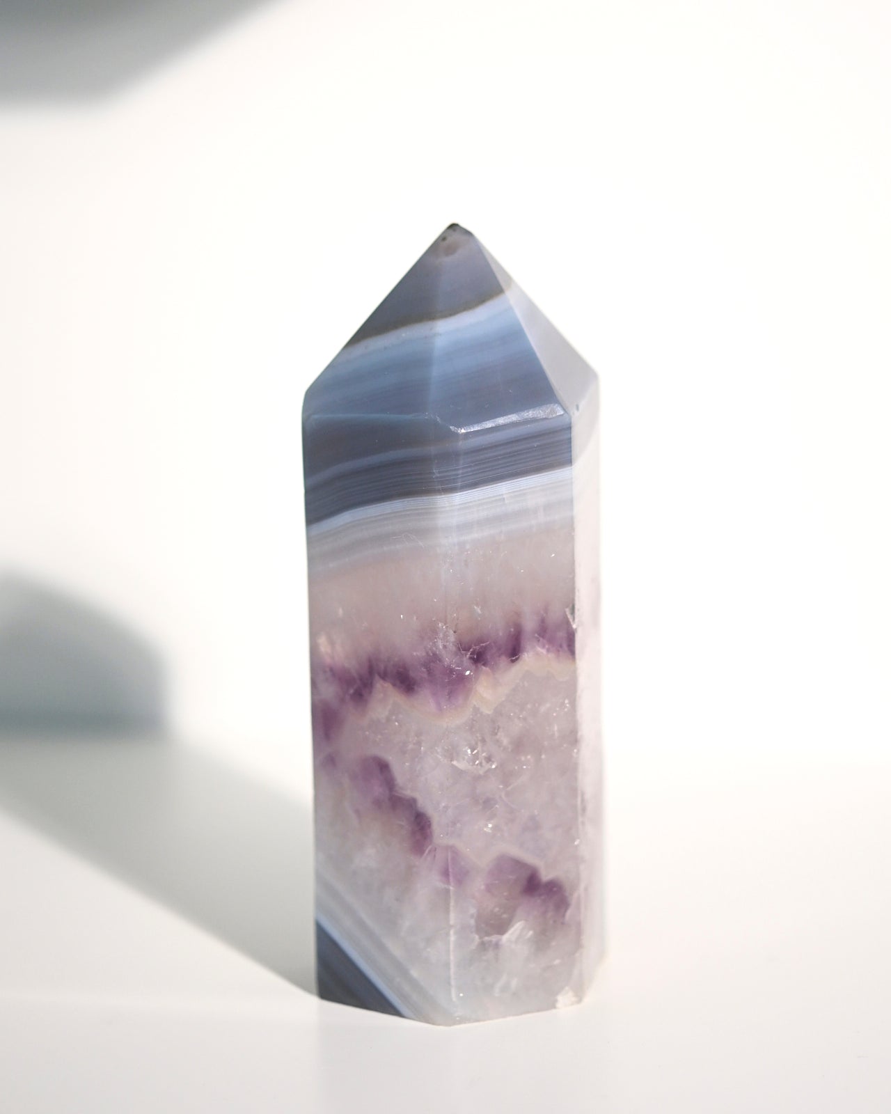 Amethyst Druzy Tower 5in