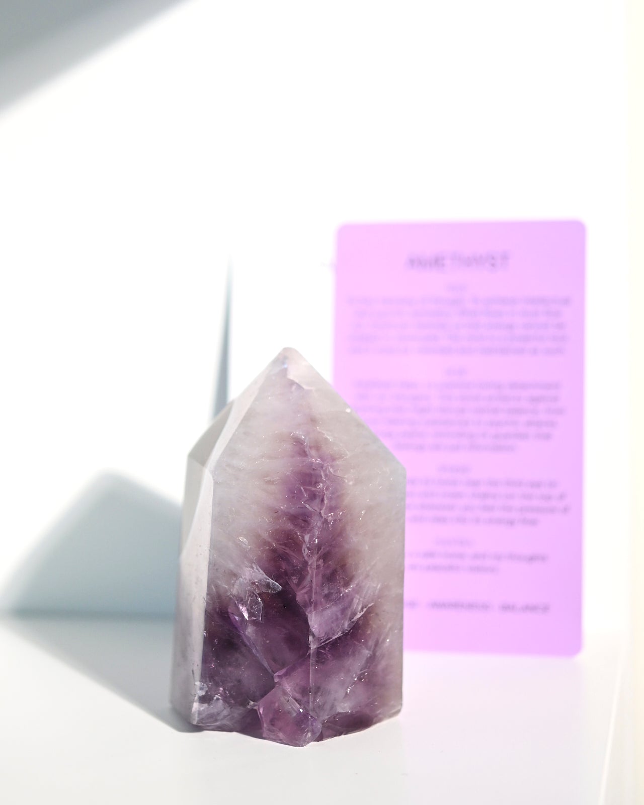 Amethyst Druzy Tower 3in