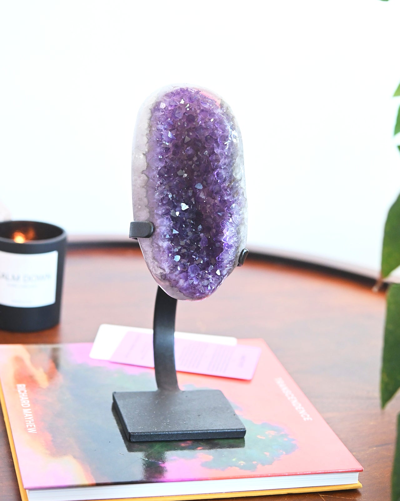 Amethyst Geode on Stand 3.7lbs