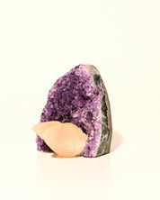 Amethyst Geode w/ Calcite