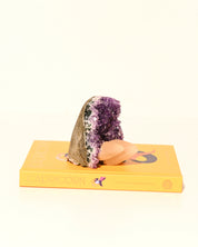 Amethyst Geode w/ Calcite