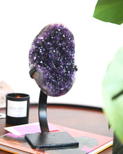 LG Amethyst Geode on Stand 7.2lbs