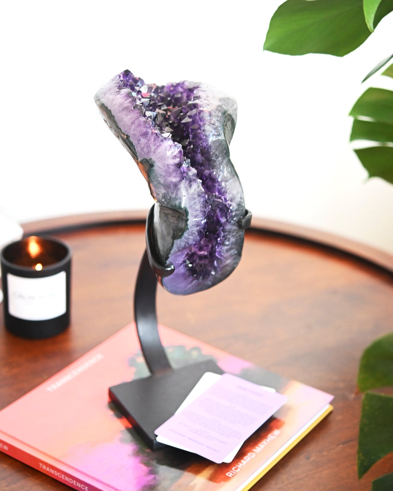 XL Amethyst Crystal Geode on Stand 9lbs