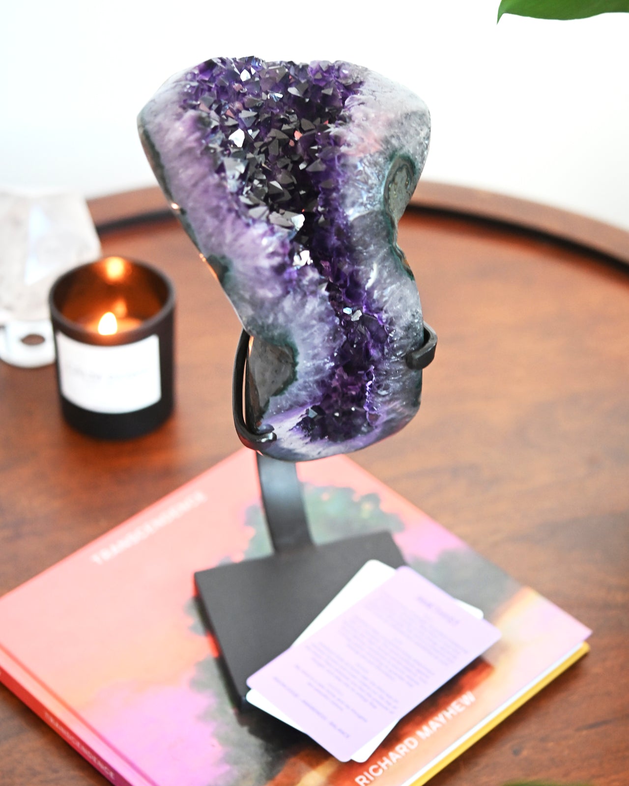 XL Amethyst Crystal Geode on Stand 9lbs