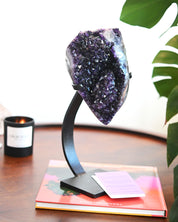 XL Amethyst Geode on Stand 9.7lbs