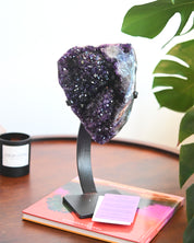 XL Amethyst Geode on Stand 9.7lbs