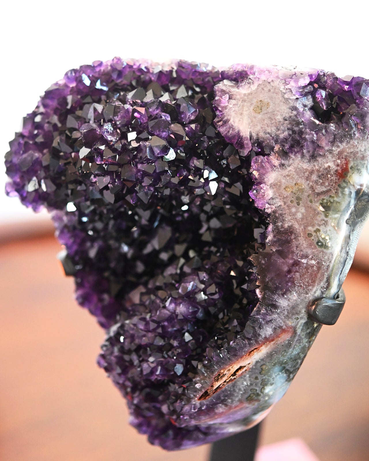 XL Amethyst Geode on Stand 9.7lbs