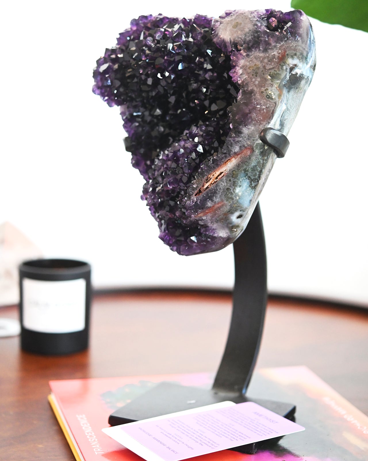 XL Amethyst Geode on Stand 9.7lbs