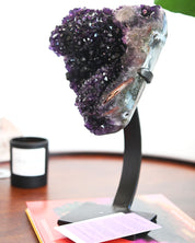 XL Amethyst Geode on Stand 9.7lbs