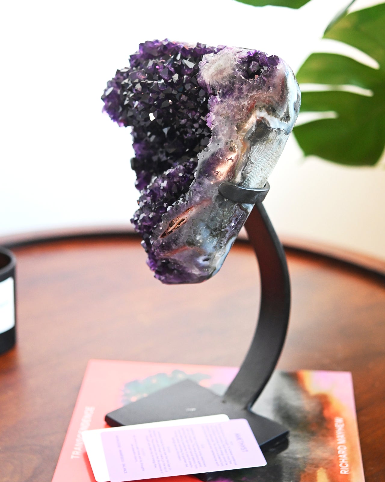 XL Amethyst Geode on Stand 9.7lbs