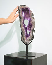 Amethyst Crystal Geode on Stand 9.9lbs