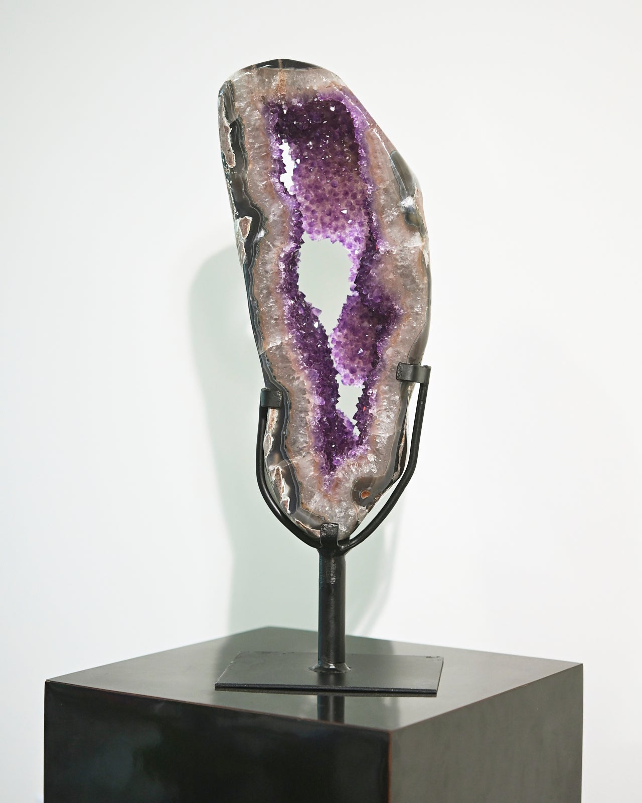 Amethyst Crystal Geode on Stand 9.9lbs