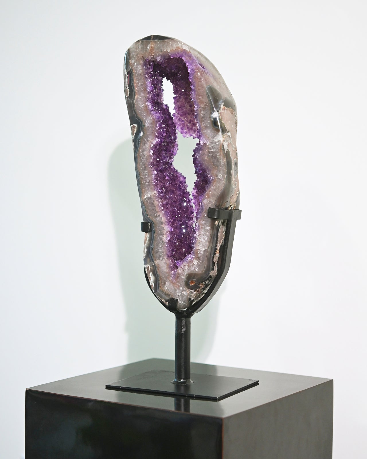 Amethyst Crystal Geode on Stand 9.9lbs