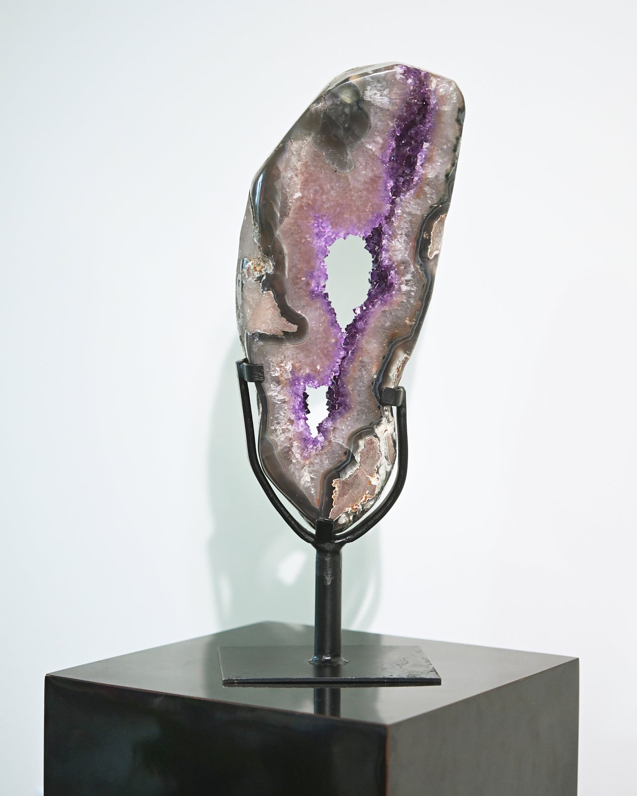 Amethyst Crystal Geode on Stand 9.9lbs