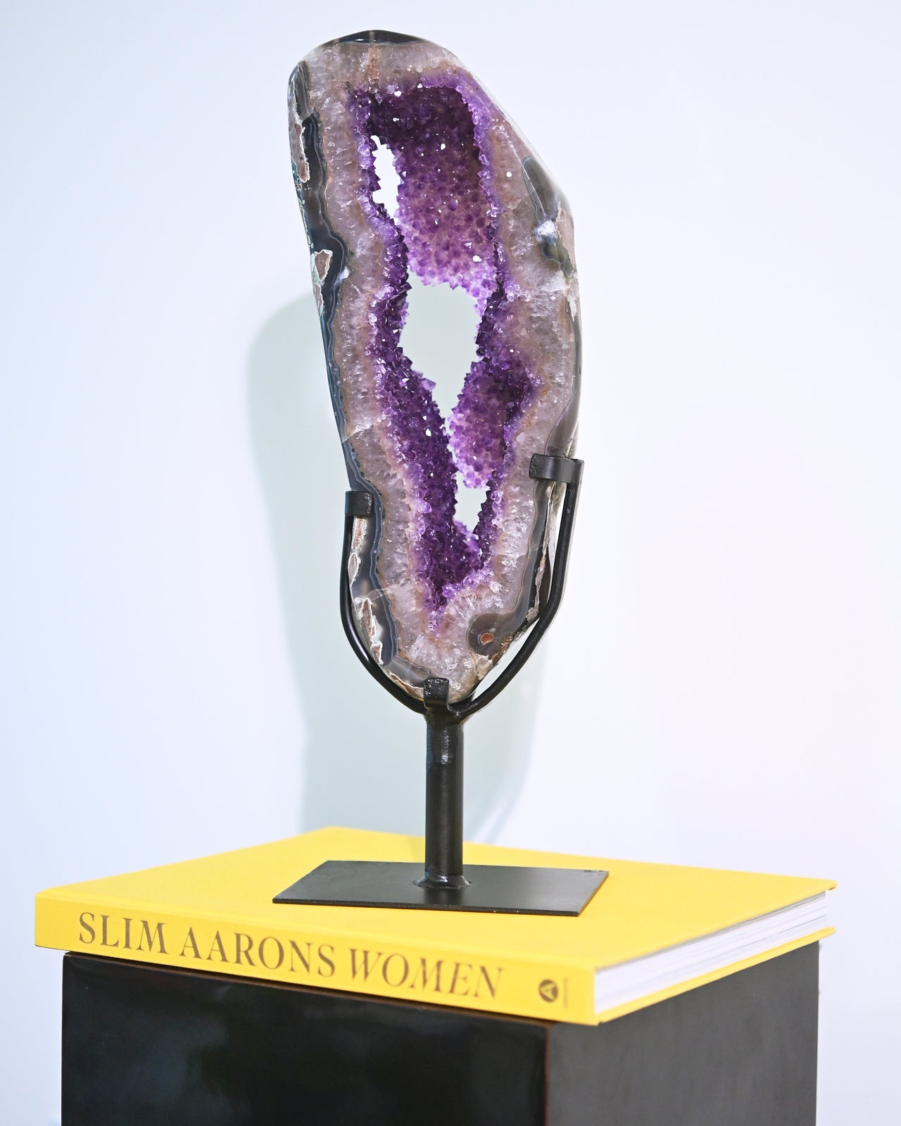 Amethyst Crystal Geode on Stand 9.9lbs