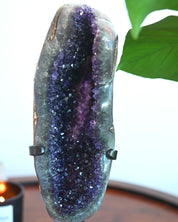 XL Amethyst Crystal Geode on Stand 11.7lbs