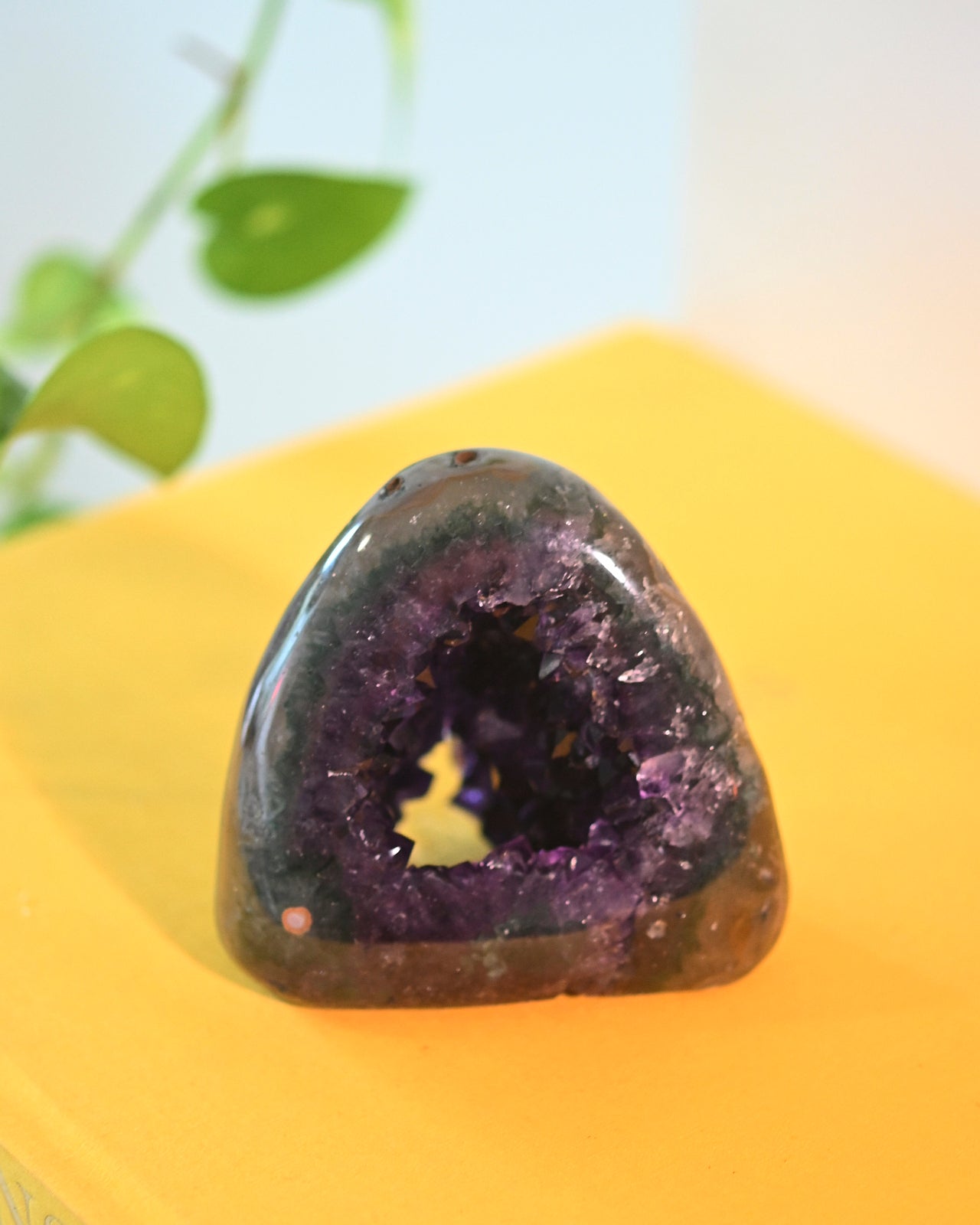 Amethyst Druzy Freeform 4 inch