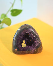 Amethyst Druzy Freeform 4 inch