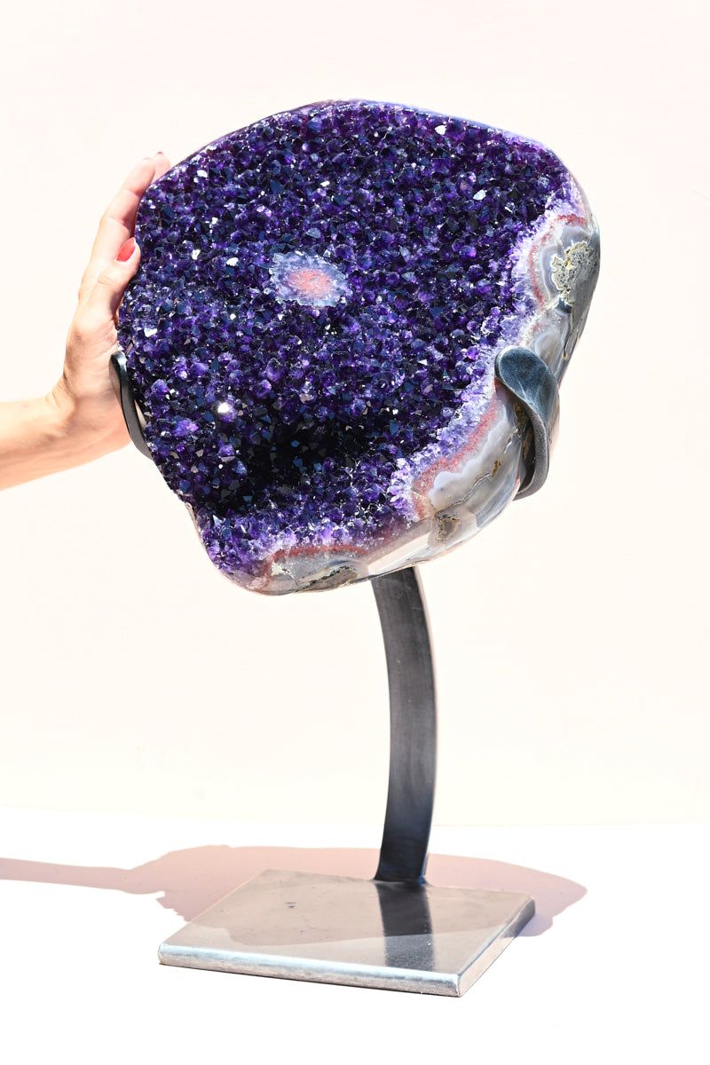 big amethyst crystal