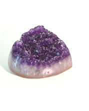 Amethyst Druzy Heart 4in