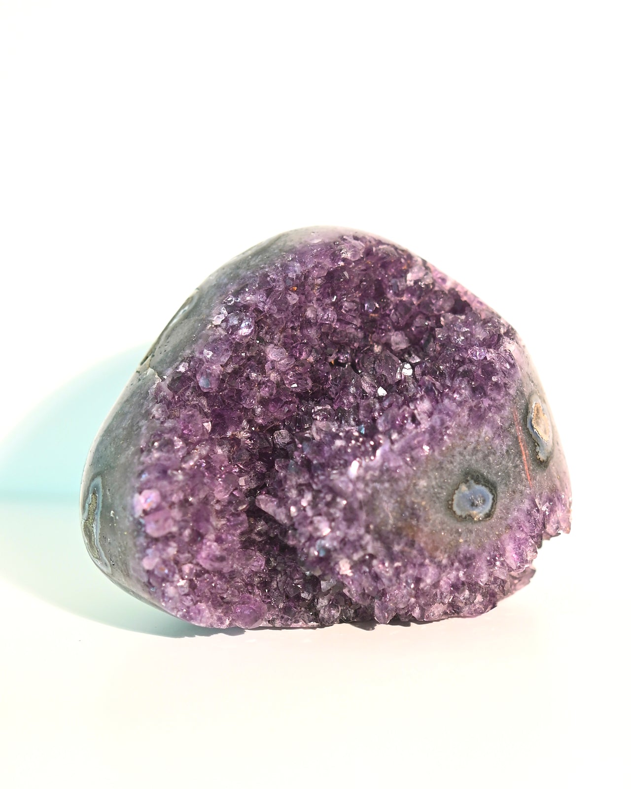 Amethyst Druzy Freeform 4in