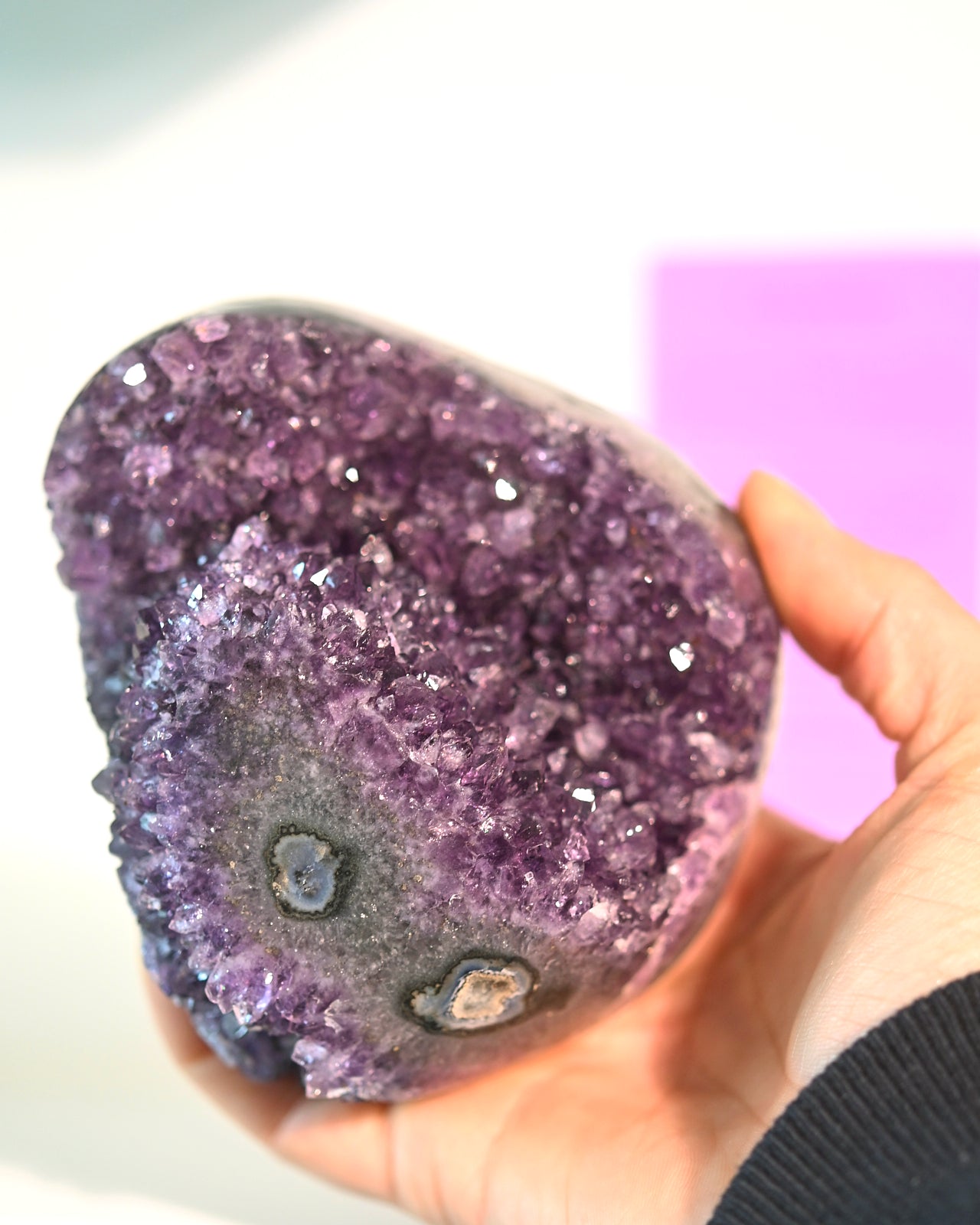 Amethyst Druzy Freeform 4in