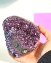 Amethyst Druzy Freeform 4in