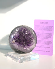 Amethyst Druzy Crystal Sphere 2.2lbs