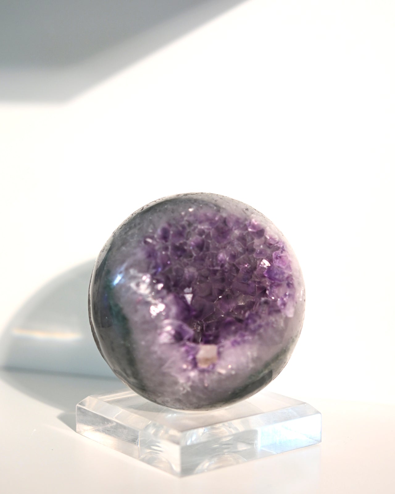 Amethyst Druzy Crystal Sphere 2.2lbs