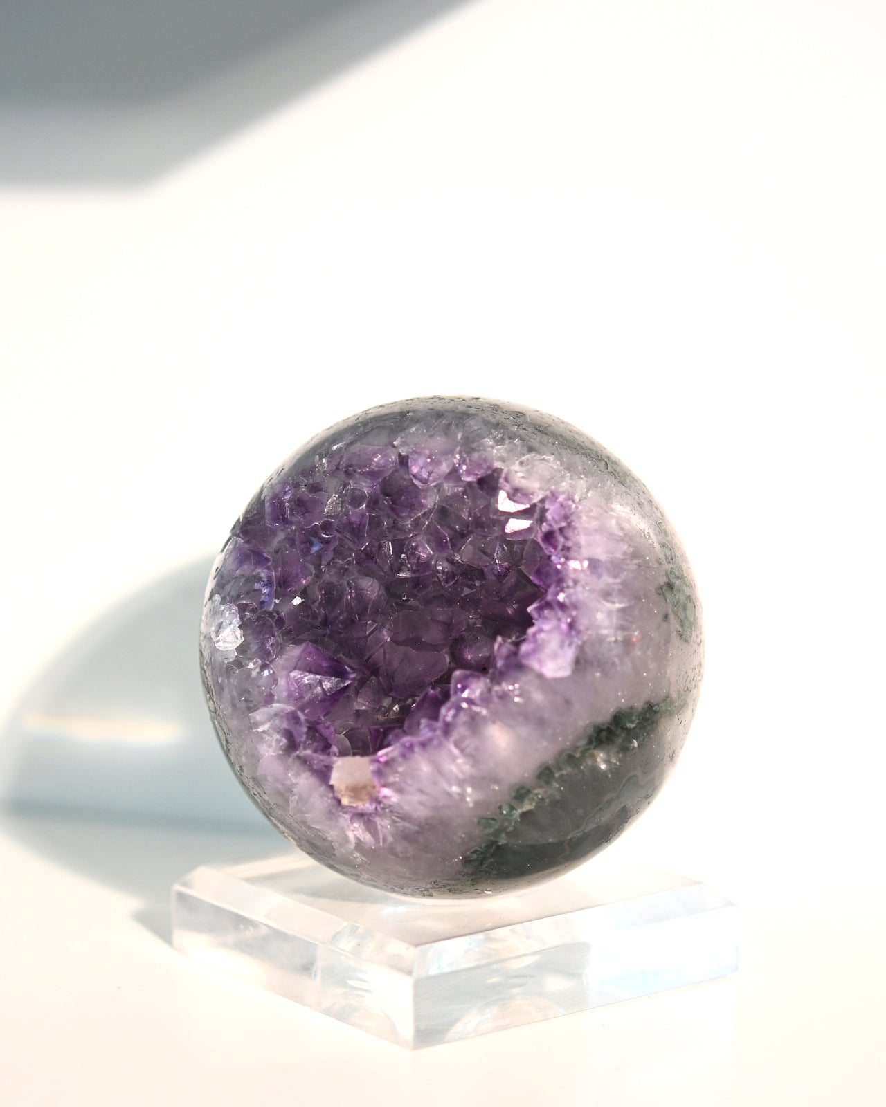 Amethyst Druzy Crystal Sphere 2.2lbs