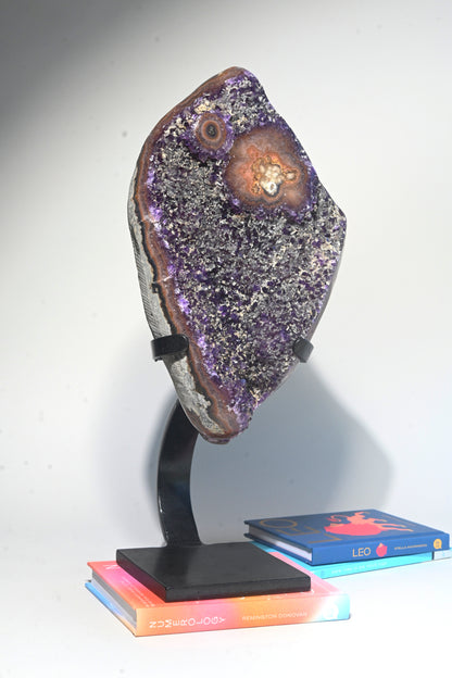 XL Amethyst Geode on Stand 16lbs