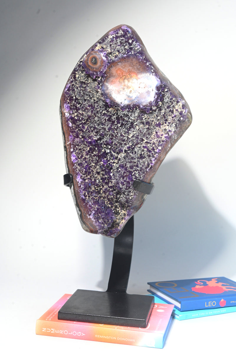 XL Amethyst Geode on Stand 16lbs