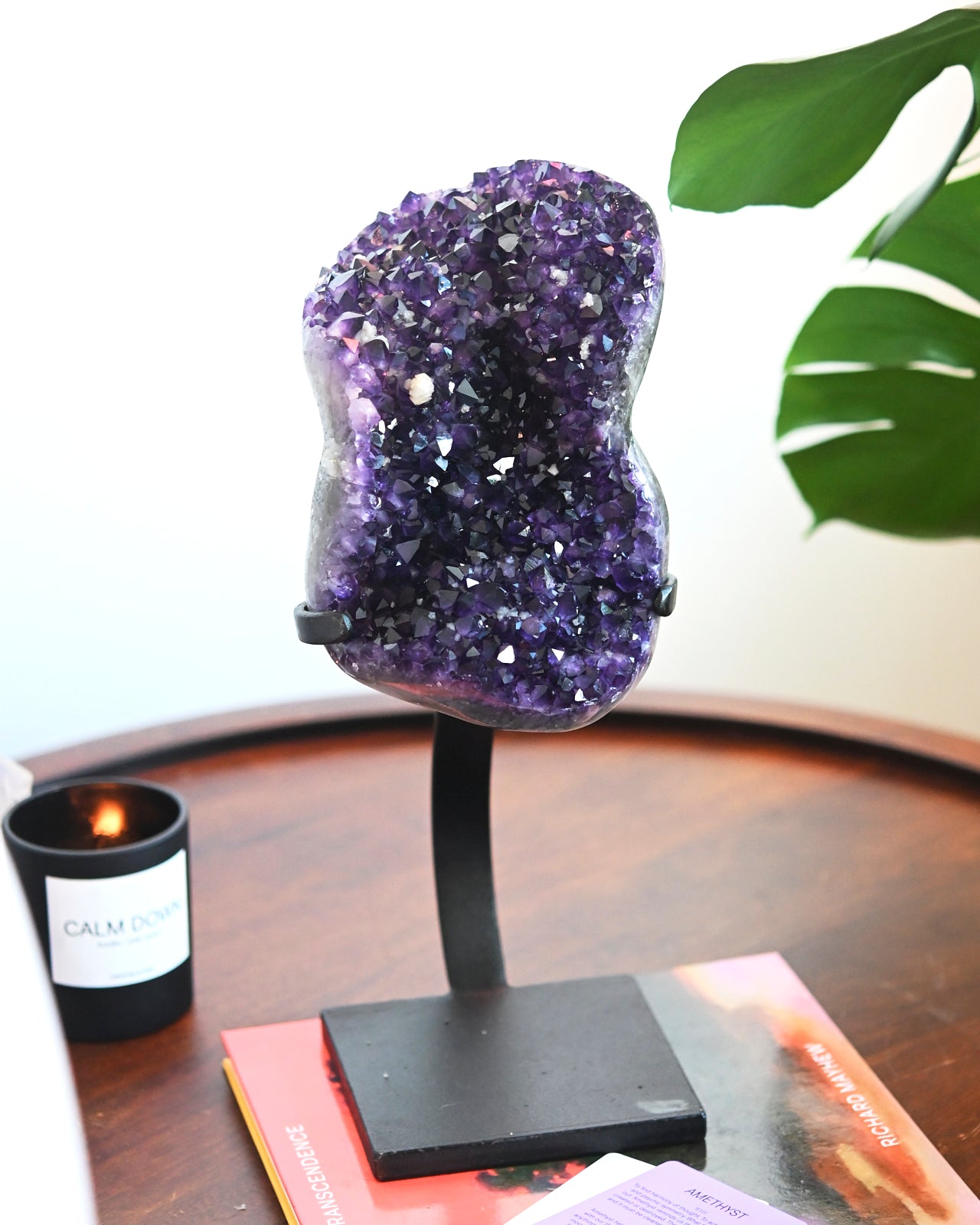 XL Amethyst Crystal Geode on Stand 11.6bs