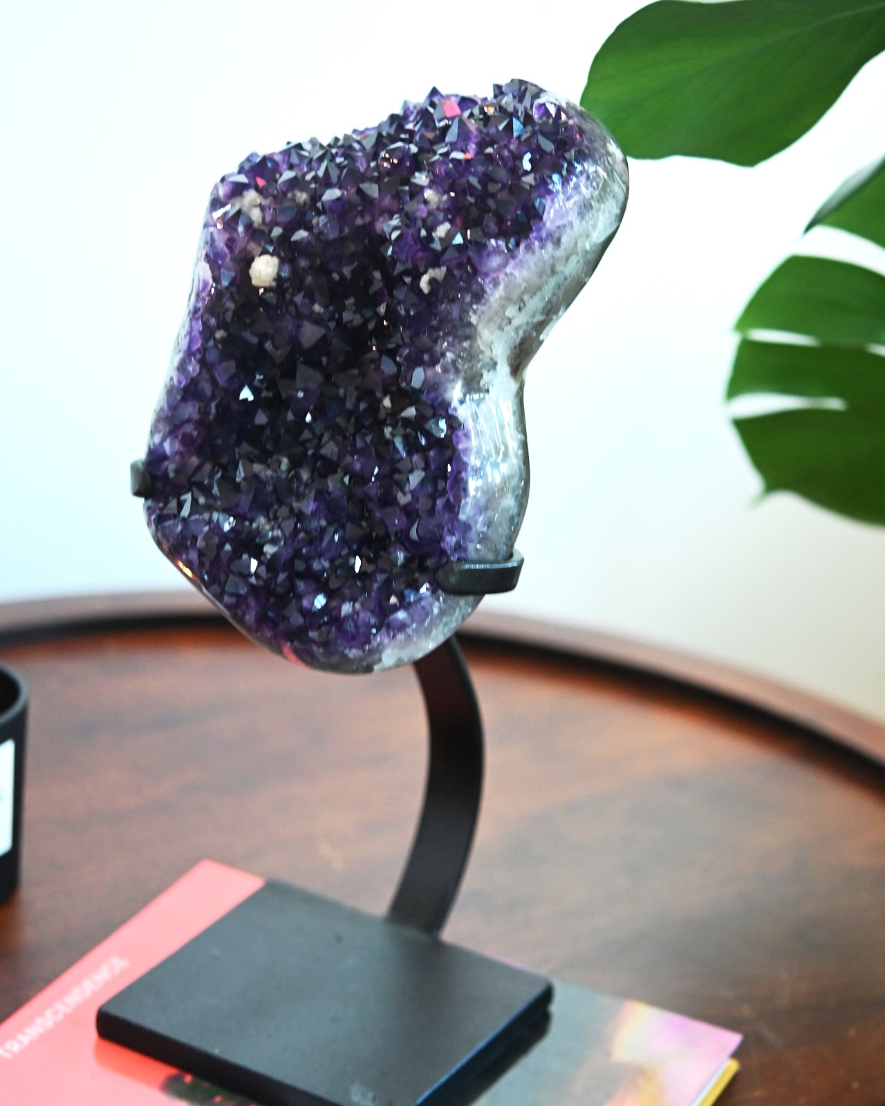 XL Amethyst Crystal Geode on Stand 11.6bs