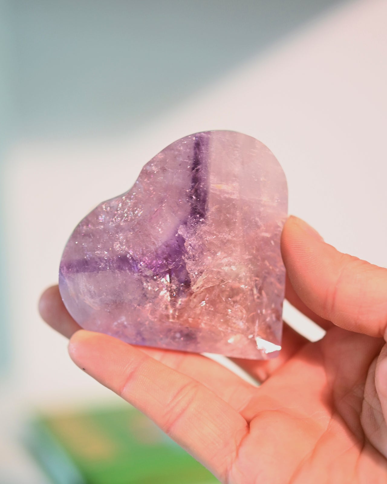 Bahia Amethyst Phantom Heart