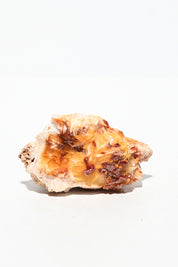 Mini Vanadinite on barite Cluster