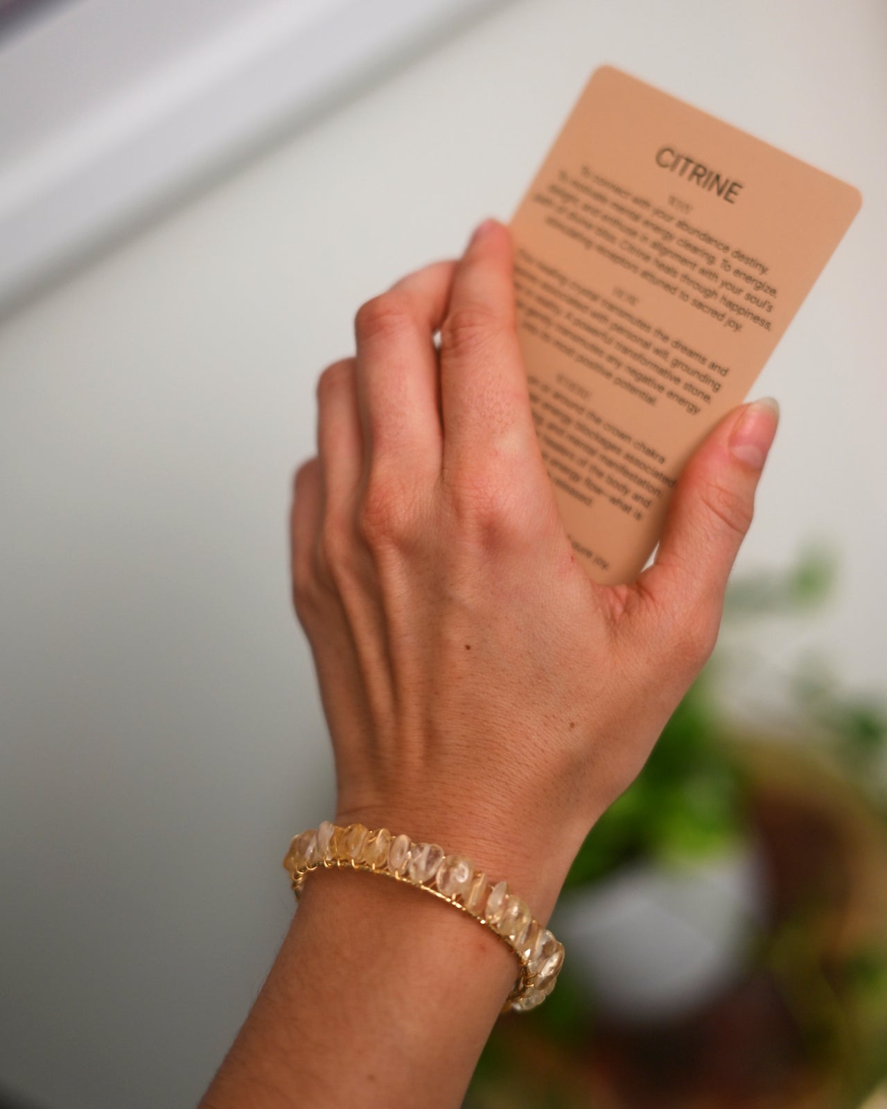 Citrine Bangle