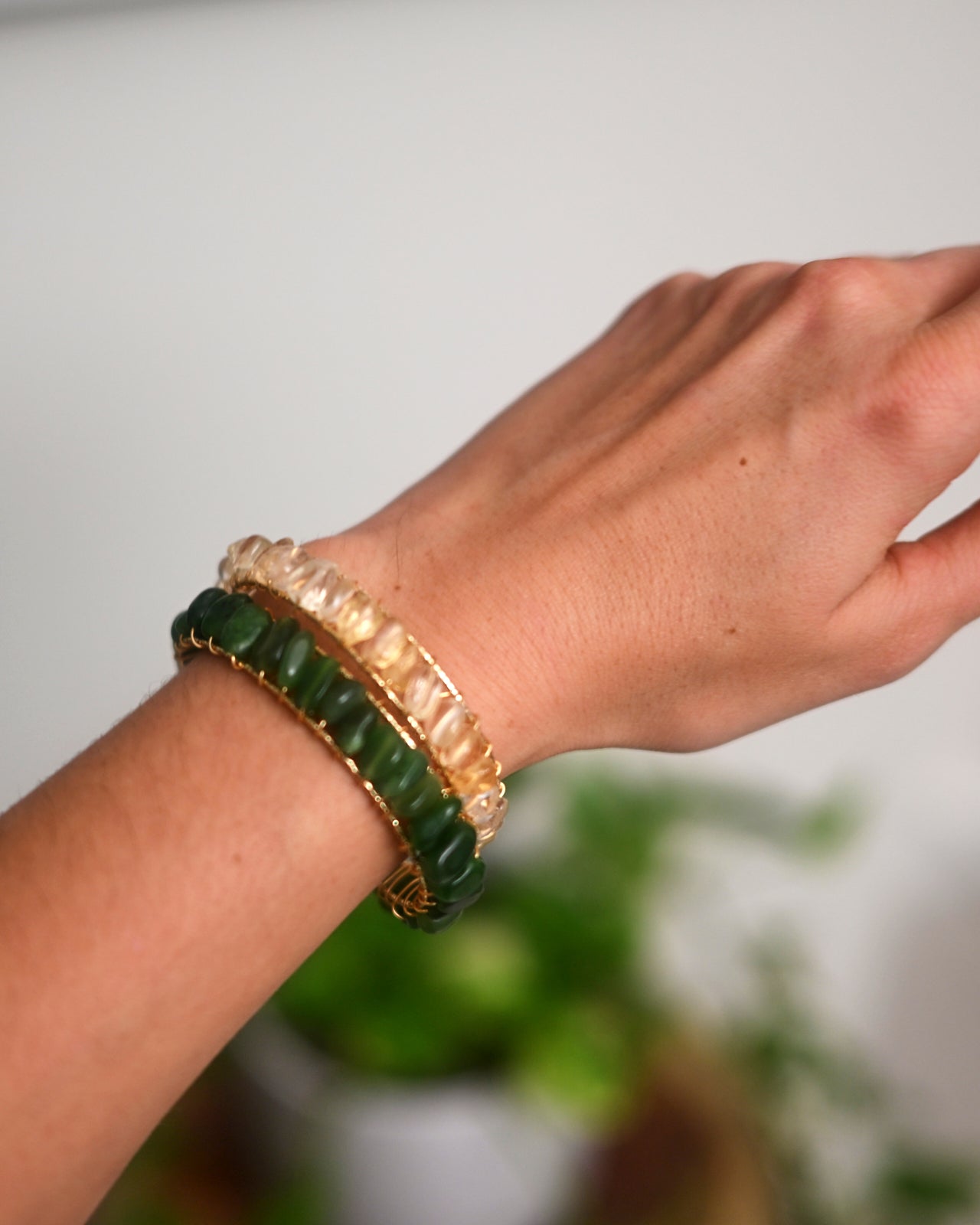 Green Jade Bangle