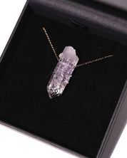 Brandberg Amethyst Necklace 14k Gold