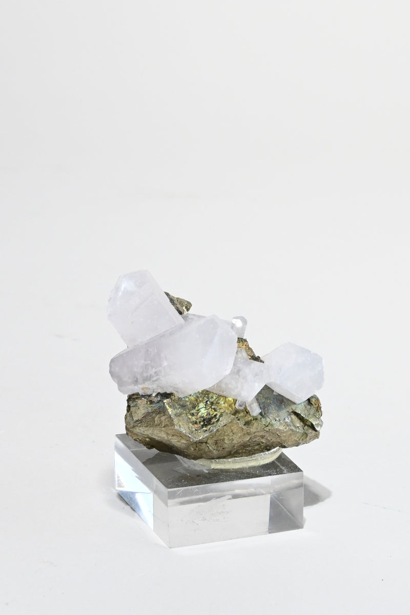 UV Reactive Calcite, Pyrite + Quartz Specimen