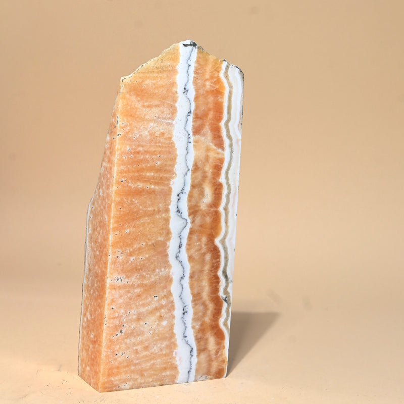 Caramel Calcite polished Face 10 inch