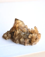 Smoky Elestial Citrine Cluster  3 inch