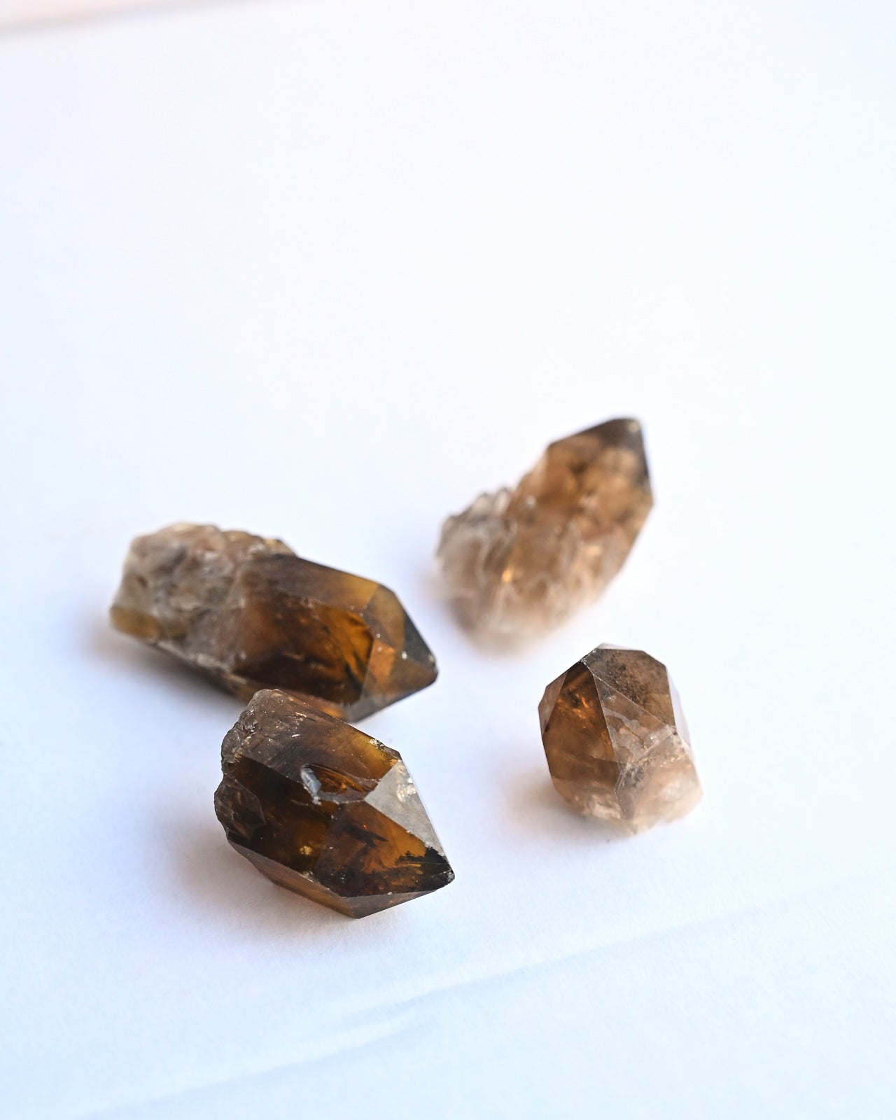 Mini Smoky Elestial Citrine Point